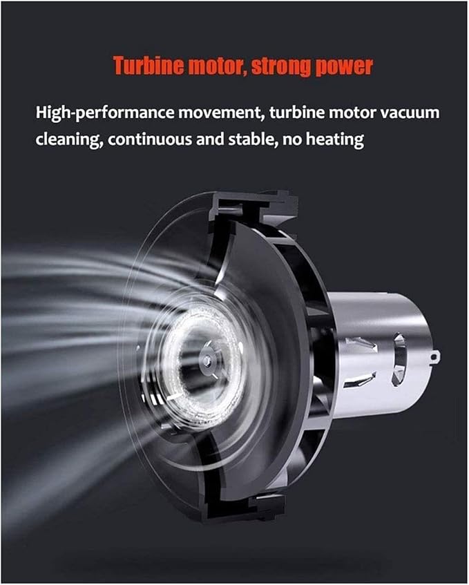 Portable Car Vacuum Cleaner: High Power Corded Handheld Car & Auto Accessories Kit for Detailing and Cleaning Car Interior (Color : B)
