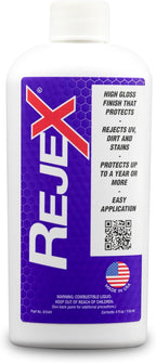 RejeX High Gloss Finish That Protects, Long-Lasting Polymer Coating for Cars, Trucks, Boats, RV, Motorcycles, Aircraft, Glass, Painted Metal, Fiberglass, Acrylic, Gel Coat & Plastic Surface, 4 Fl Oz