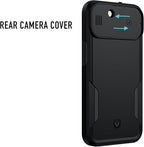 Spy-Fy iPhone 14 Plus Case with Camera Covers Front and Rear | Protect Your iPhone and Privacy | 6-Foot Drop Proof | 6,7 Inch | Camera Protection by Valenta