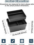Ruiya 2024-2025 2026 TX350 Center Console Organizer for Lexus TX350 Accessories ABS Double Layer Armrest Console Organizer Compatible with 2024 2025 2026 Lexus TX 350 All Trims(2Packs)