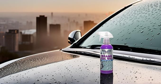 Gliptone Ceramic Detail Spray, Surface Coating, 3 in 1 Detailer (16 Fl Oz)