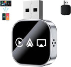 3 in 1 Wireless Carplay Adapter, Car Screen Mirroring Converter, 2026 Upgrade Mirror iOS Phone for iPhone/Airplay/Apple/Android, Bluetooth Auto Link, Wired to Wireless, Plug & Play (for Android)