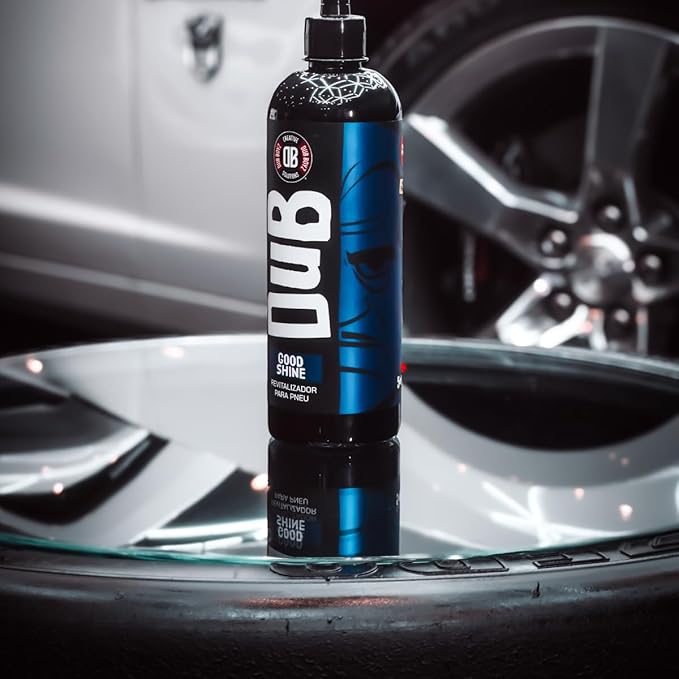 Dub Boyz Good Shine Tire Shine – 16 oz, Deep Wet-Look Gloss, Long-Lasting UV Protection, Quick-Drying, No Sling Formula, Easy Application. (16 Fl Oz)