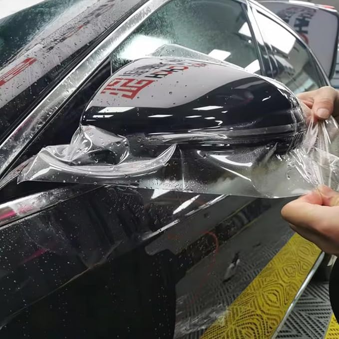 HOHOFILM TPU PPF Hydrophobic Clear Paint Protection Film Self Healing Car Clear Glossy Wrap Film (X10 LUX, 60" x49ft(Whole roll))