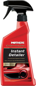Mothers California Gold Instant Detailer, 16 oz. – Removes Smudges, Dust & Fingerprints, Boosts Gloss & Slickness, Lubrication for Clay Bars, Quick Touch-ups & Maintenance Between Washes (08216)