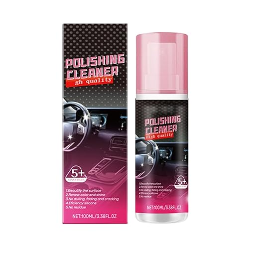 Instant Shine & Protection Car Interior Polisher, Polishing Car Interior Spray, Stay Soft, Smooth, and Comfortable for Leather, Plastic (1pc)