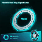 Magnetic Ball Phone Mount Compatible with MagSafe, 17mm/0.67inch Ball Joint, Strong N52 Magnets - Swivel & Rotate Car Phone Holder for iPhone 17 16 15 14 13 12 Android (MagSafe Holder only)