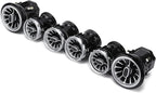 JTLB 6pcs 64 Color Front LED Turbine Air Vent Ambient Light Kit Replacement for E ‑ Class W213 C238 2017‑2021