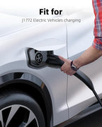 FOCSPROD for Tesla to J1772 Charger Adapter, Max 60A 250V for NACS to J1772 Electric Vehicles Charging Adapter Compatible with Tesla Mobile/Wall Connectors, Destination Chargers -UL 2252