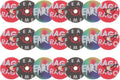 48 Pcs Record Air Freshener Refills: 1.38" Vinyl Scented Pads for Car Vent Clips - Disco Retro Fragrance Discs