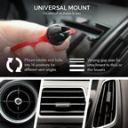 Saucemoto Dip Clip | an in-car Sauce Holder for Ketchup and Dipping sauces. As seen on Shark Tank (6 Pack Assortment, Black, Red, Gray)