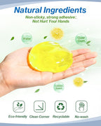 4-Pack Car Cleaning Gels, ALLGUO Reusable Car Cleaning Gel, Car Slime Cleaner&Dust Cleaning Gel for Car Interior, Keyboard Cleaner Gel, Car Gel Cleaner Putty Auto Detailing Tools Car Cleaning Supplies