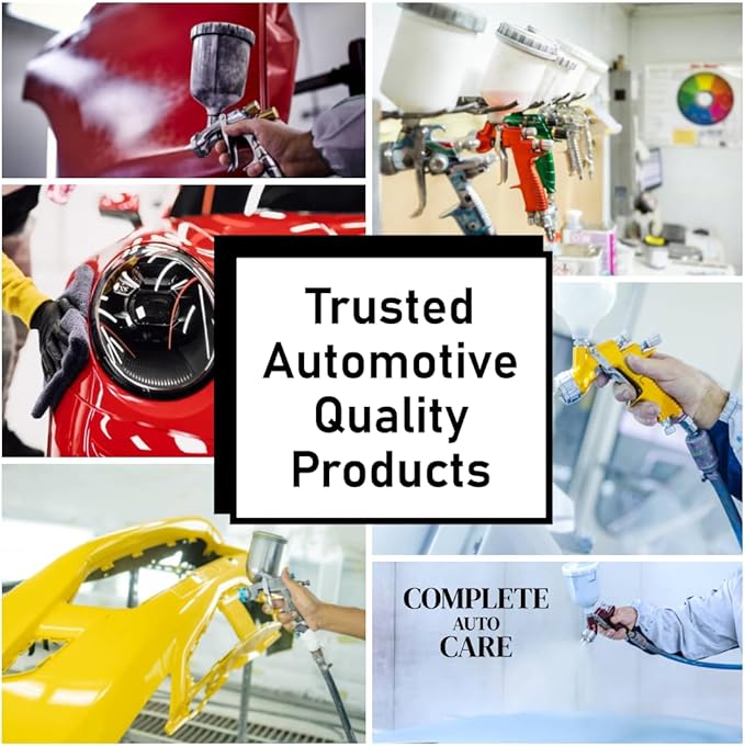 Complete Auto Care Automotive Clear Coat Glass Bottle 1oz for Touch Up Repairs | No Hardener Required