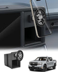 SKYLOTEC Magnetic Phone Holder Cubby Insert for Ford Maverick 2022 2023 2024 Accessories, Cell Phone Mount Storage Box Kit for MagSafe, Automobile Cradles Phone Base Not Block Air Vent