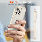 SUPFINE Magnetic for iPhone 12 Pro Max Case (Compatible with MagSafe) (Military Grade Drop Protection) Slim Translucent Matte Shockproof with Anti-Fingerprint Phone Case,Antique White