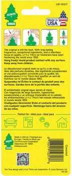 LITTLE TREES Car Air Freshener | Hanging Paper Tree for Home or Car | Coconut | 24 Pack
