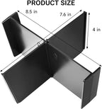 YOJOJOCO Center Console Dividers Organizer Compatible with Honda 2023-2025 2026 Pilot ＆ 2024-2026 Ridgeline ＆ 2024-2026 Passport Accessories Black ABS Plastic Material Secondary Compartment Organizer