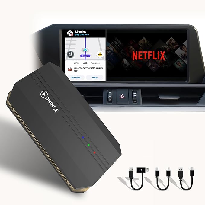 Magic Box 3.0 Pro – Snapdragon 6125 Octa-Core, HDMI & Dual Display | Supports 4G SIM Card | Stream Netflix, Disney+, YouTube, Prime Video | Wireless CarPlay & Android Auto | for Wired CarPlay Cars