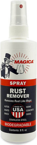 Magica® Rust Remover (8oz Spray) Reliably Removing Rust Stains for over 35 years USA Made