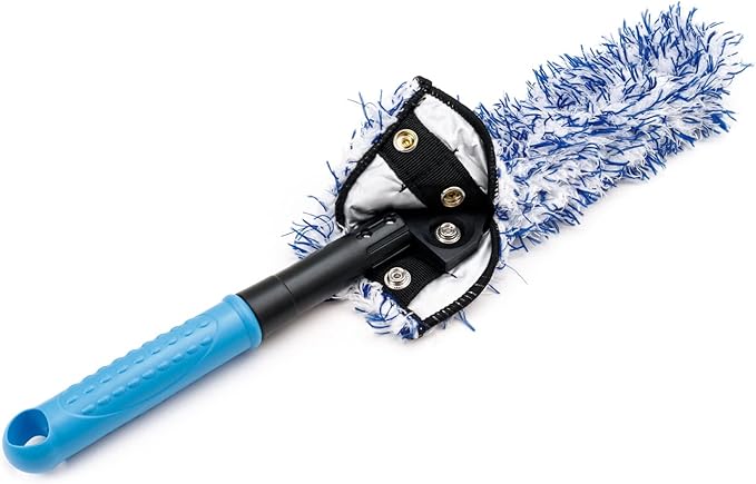 Autofiber Barrel Blade, Microfiber Wheel Brush, Flat Head, Removable Cover and Firm and Bendable