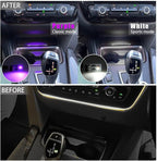 NJSBYL LED Purple-White Ambient Lighting Circuit Board for B-MW 2 3 4 Series X1 X2 I3 M2 M3 M4 Pre-LCI Courtesy Dashboard Instrument Panel Storage Tray Atmosphere Lamp Light Replacement Board