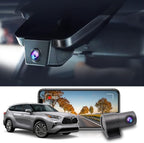 Fitcamx Front 2K+Rear 1080P Dash Cam Adapts for Toyota Highlander 2020-2026 & Highlander Hybrid (Gen4/UX70), OEM Style, Dual HD Video, WiFi & APP, Loop Recording, G-Sensor, Easy to Set, 64GB Card