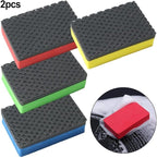 Car Detailing Clay Bar Kit 2 Sponge Blocks for Polishing and Dirt Removal (Green)