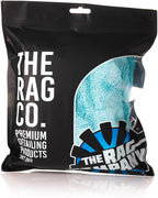The Rag Company, The Liquid8r, Absorbent 70/30 Blend Microfiber Drying Towel for Cars, Trucks, and SUVs, Safe for Detailing, Scratch-Free, Twist Loop, 1100 GSM, 20x24 Inches, Aqua Blue/Grey
