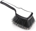 Detail Factory - ProGrip Wheel Face Brush - Ergonomic ProGrip Handle - Soft Flagged-Tip Bristles - Black Ice