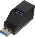 ARTIBETTER USB Hub Adapter Ports Portable USB Splitter for Laptop Design for Mouse Keyboard and Printer Compact and Expander
