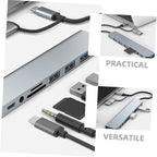 Operitacx USB Hub Type USB Expander for Laptops High-Speed Data Transfer Compact Design for and Office Use