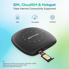 AI 8 Android 13 CarPlay AI Box, 8-Core Qualcomm 4G+64G Multimedia Adapter, Support CloudSim & 4G LTE & Hotspot, Wireless CarPlay Android Auto, Built-in GPS/Ambient Light for Netflix YouTube