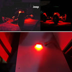 10 Pcs LED Rock Lights Waterproof 3.8" Sealed Red Underglow Kit, Fender Wheel Well Lights, Car Exterior Side Marker for Wrangler, Snowmobile, Truck, Golf Cart, RV, Cab, SUV, Offroad
