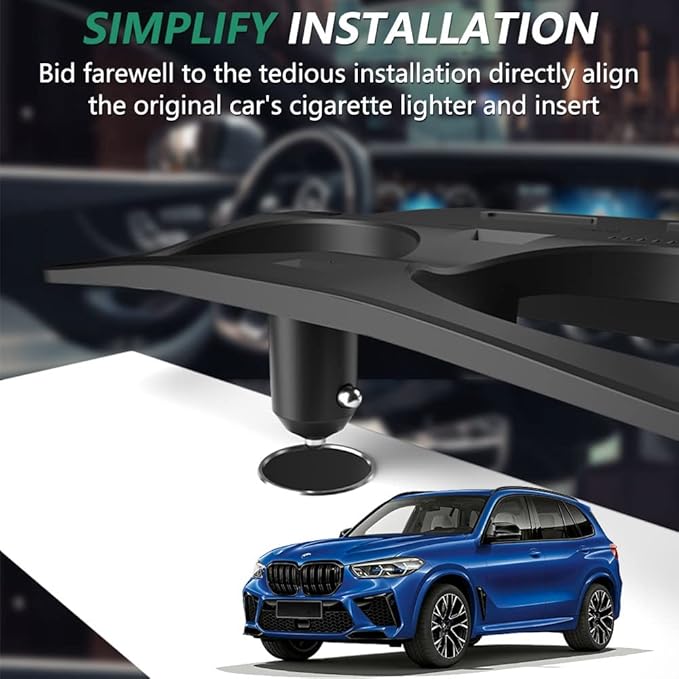 Wireless Car Charger for BMW X5 X5M X6 X6M 2019-2022, 15W Qi Fast Charging Phone Charger Pad for BMW G05/G06 Center Console Accessory, Gift for BMW Owners(Support Original Car Without NFC)