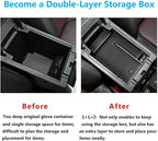 TTCR-II for Chevy Blazer Center Console Organizer 2019-2024 2025, for 2019-2024 2025 Chevy Blazer Console Organizer Tray Secondary Storage Box