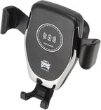 SUNGOOYUE 15W Car Wireless Charger Stand 360 Degree Rotatable Phone Holder for Car Vent D01 Black