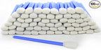 Wellgler's Foam Cleaning Swabs，Dust-Free Cleaning Sponge Tip Swabs for Printer Heads, Scanners, Camera Lenses, Electronics, Lab,Chip Hard Disk Industries, Optical Equipment(100pcs)
