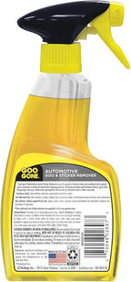 Goo Gone Automotive - Cleans Auto Interiors/ Bodies and Rims, Removes Bugs & Stickers - 12 Fl. Oz.