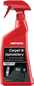 Mothers Carpet & Upholstery Cleaner, 24 oz. — Pro-Strength, pH-Balanced Formula Removes Ground-in Dirt, Soil & Stains from Cloth, Carpet, Velour & Vinyl, Restores a Clean Fresh Look (05424)