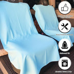 Malo’o SeatGuard Car Seat Cover Towel, Universal Seat Protector Towel for Trucks and Cars, Heavy Duty Seat Cover for Sports Gear, Dogs and Wet Clothing, Blue