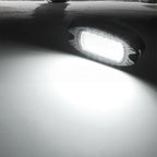 2 Pods White Rock Lights Used to Replace The Damaged Light, Support for 4pods, 6pods, 8pods, 10pods, 12pods Pure White Underglow Lighting Kits