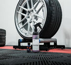 CARPRO DarkSide - Tire & Rubber Sealant, Hydrophobic & Self-Cleaning, Satin Black Shine, UV Protection, Revives Dull Faded Rubber, Ready to Use - 4 Liter (135oz)