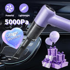 Portable Car Vacuum Cordless,2-in-1 Blow Suction Handheld Cleaner with Multi-Nozzles, Rechargeable Mini Vacuum for Car, Home, Office, Pet Hair, Sofa, Keyboard.