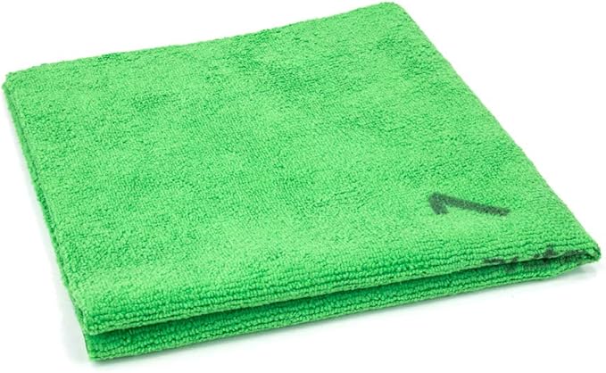 Autofiber [Quadrant Wipe] Premium Coating Leveling Towel (16"x16") 10 Pack (Green)