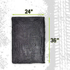 ExoForma Mega Car Drying Towel - Holds Up to 9 lbs, No Streaks, Scratches, or Water Spots | 1200 GSM Microfiber Double Twist Pile & Edgeless Design, 1 Quick & Effortless Dry, 2 Pack - 24” x 36”