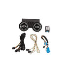 Rear LED Turbine Air Vent Kit, 64 Color Ambient Lighting, Ideal Cooling System Upgrade Replacement, 2019 2021 GLC C Class X253 W205 Fit