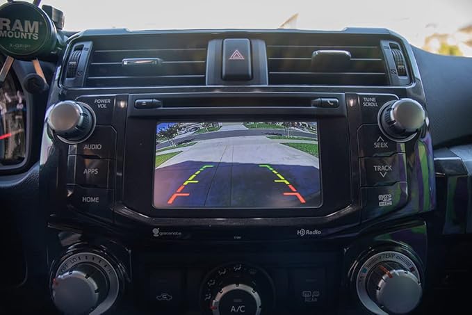 Backup Camera and Harness Kit for Toyota/Subaru/Scion - Fits All 2012-2015 Models - Connects to Existing Factory Display - No Activation Required - No Factory Wire Cutting or Splicing