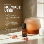 100% Pure Frankincense Essential Oil - 0.34 Fl Oz - Frankincense Oil for Hair, Skin, Diffuser, Aromatherapy & DIY Candle Making Scent