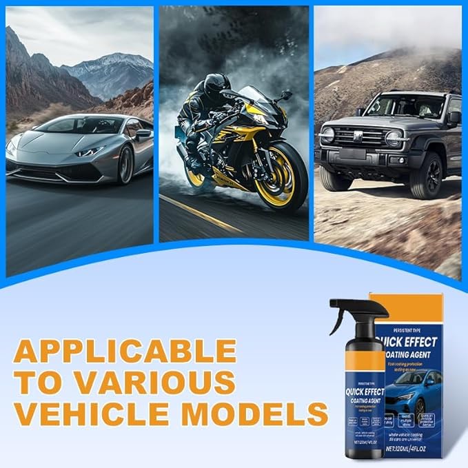 Car Nano Quick, Coat Restore Coating Spray, 2026 Upgrade Nano Quick Coat Restore - Quick Effect Coating Agent for Car, Car Coating Spray for Shine & Protection (1PCS)