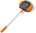 Suds Lab Extendable Microfiber Chenille Cleaning Brush | 60-Inch Scratch-Free Duster for Cars, Home, Furniture, and Electronics | 360° Rotating Handle, Washable Head, and Extendable Reach